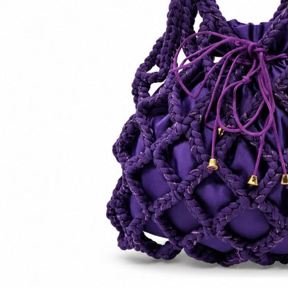 Shopper-rete-sacchetto-viola-dettaglio