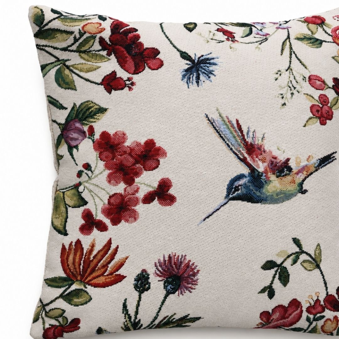 Federa cuscino Giardino del Colibrì 